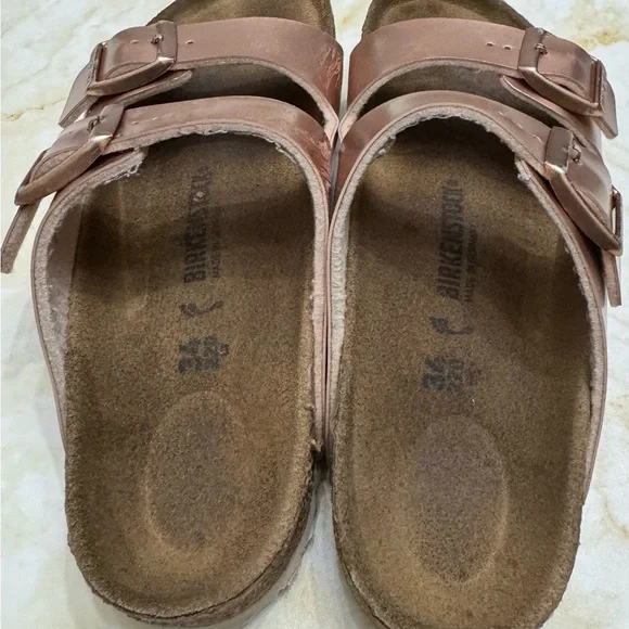 Birkenstock Copper Sandals with Buckles - Picture 3 of 5